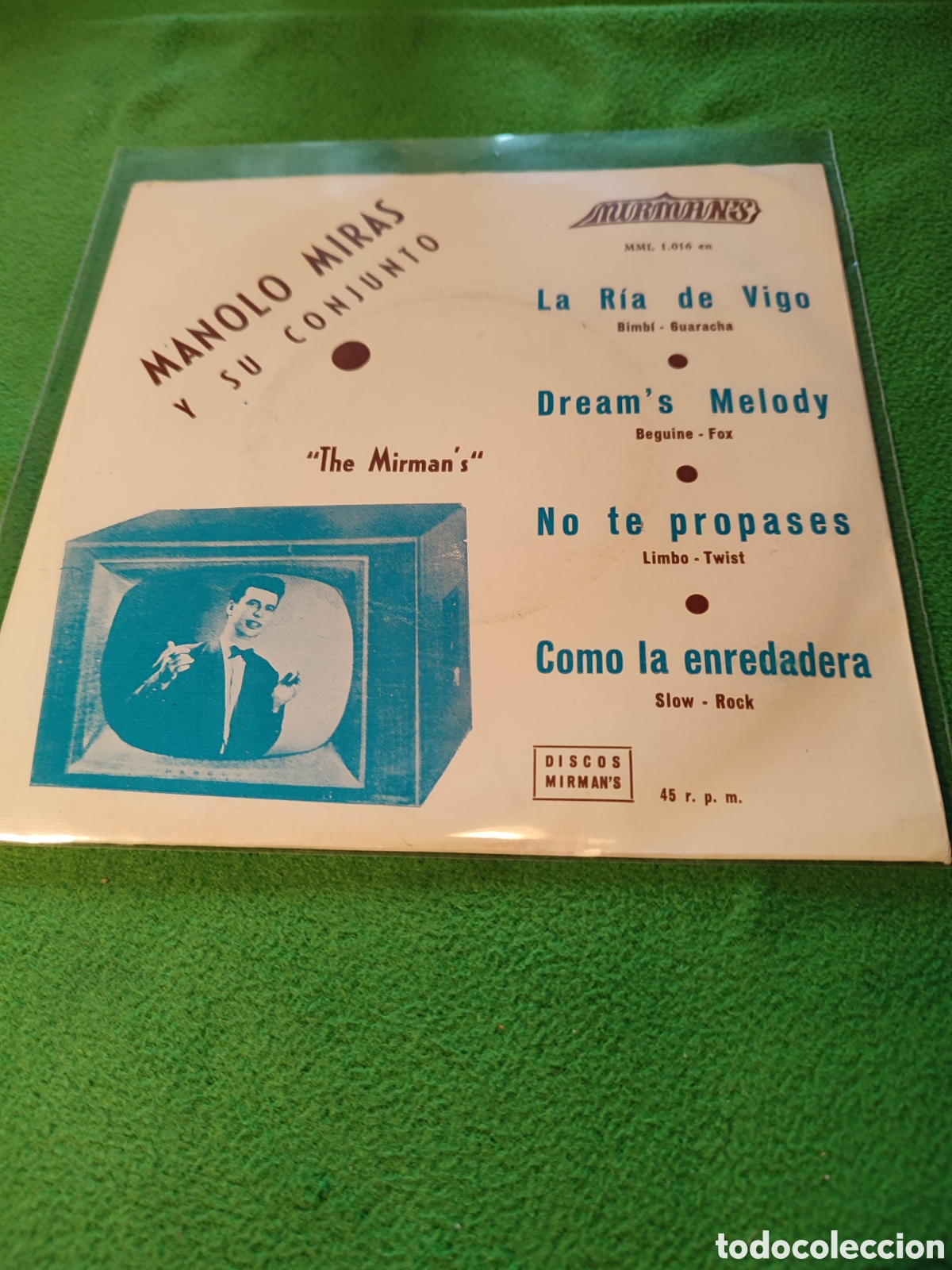 Discos de vinilo: Manolo Miras - La r&iacute;a de Vigo + 3 - Foto 1