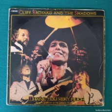 Discos de vinilo: CLIFF RICHARD AND THE SHADOWS – THANK YOU VERY MUCH (REUNION CONCERT AT THE LONDON PALLADIUM)
