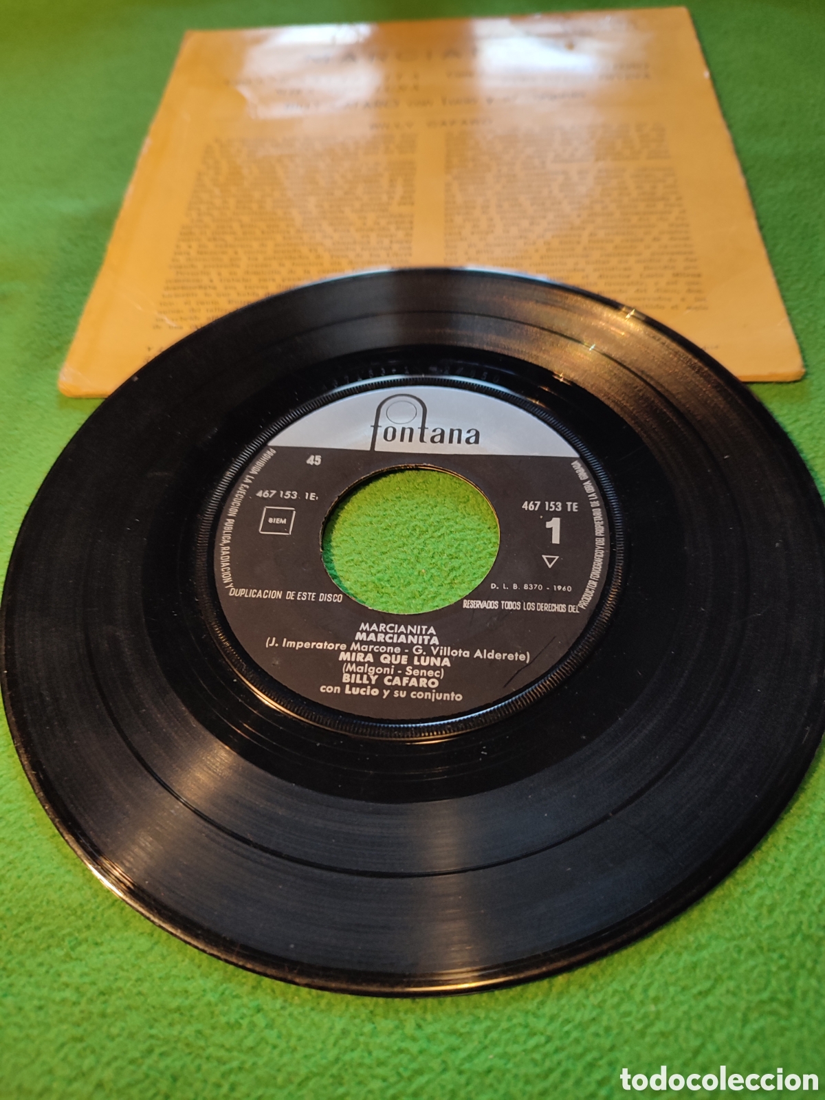 Discos de vinilo: Billy Cafaro - Marcianita + 3 Vinilo Single - Foto 2