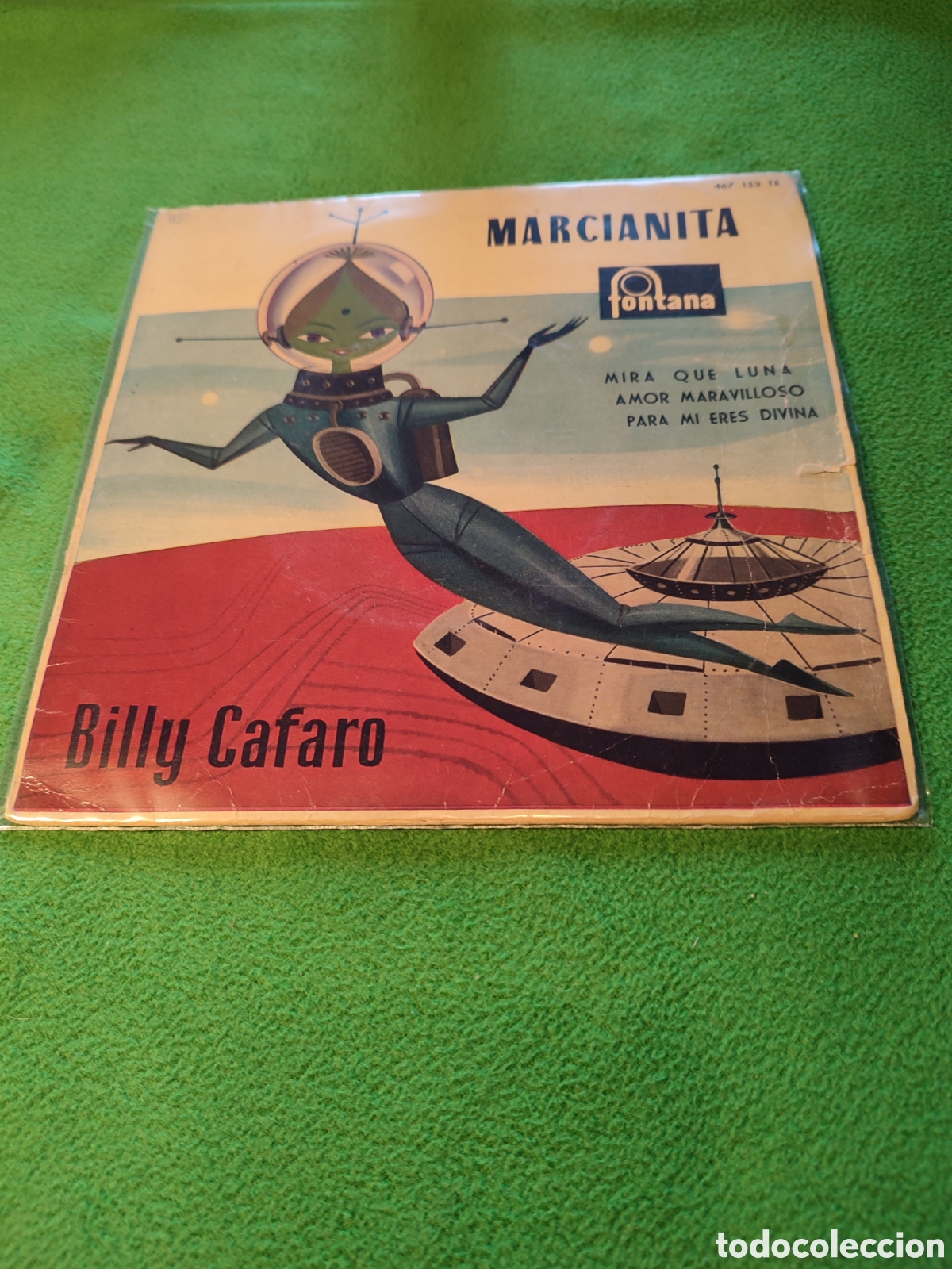 Discos de vinilo: Billy Cafaro - Marcianita + 3 Vinilo Single - Foto 1