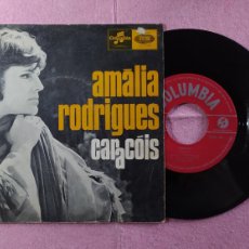 Discos de vinilo: 7” AMALIA RODRIGUES - CARACOIS - PORTUGAL PRESS - COLUMBIA 45ML 241 (VG+/VG++)