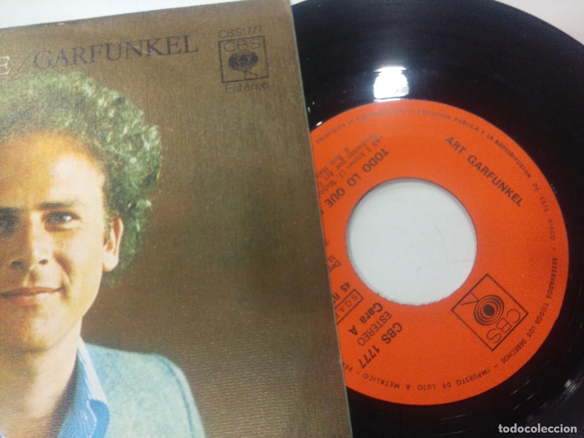 Discos de vinilo: GARFUNKEL/TODO LO QUE SE/SINGLE. - Foto 2