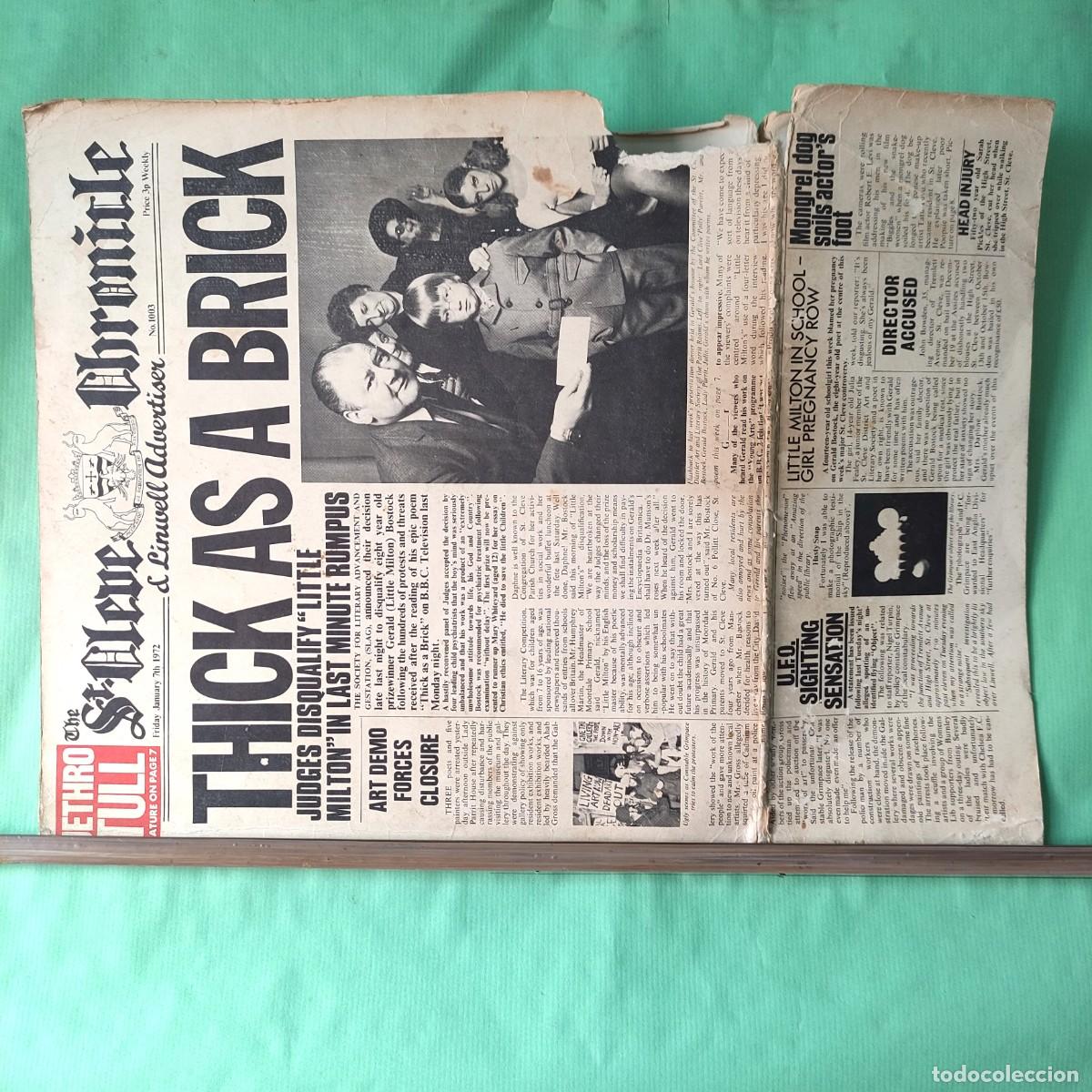 Discos de vinilo: JETHRO TULL . THICK AS A BRICK ** LP VINILO JUANI - Foto 4
