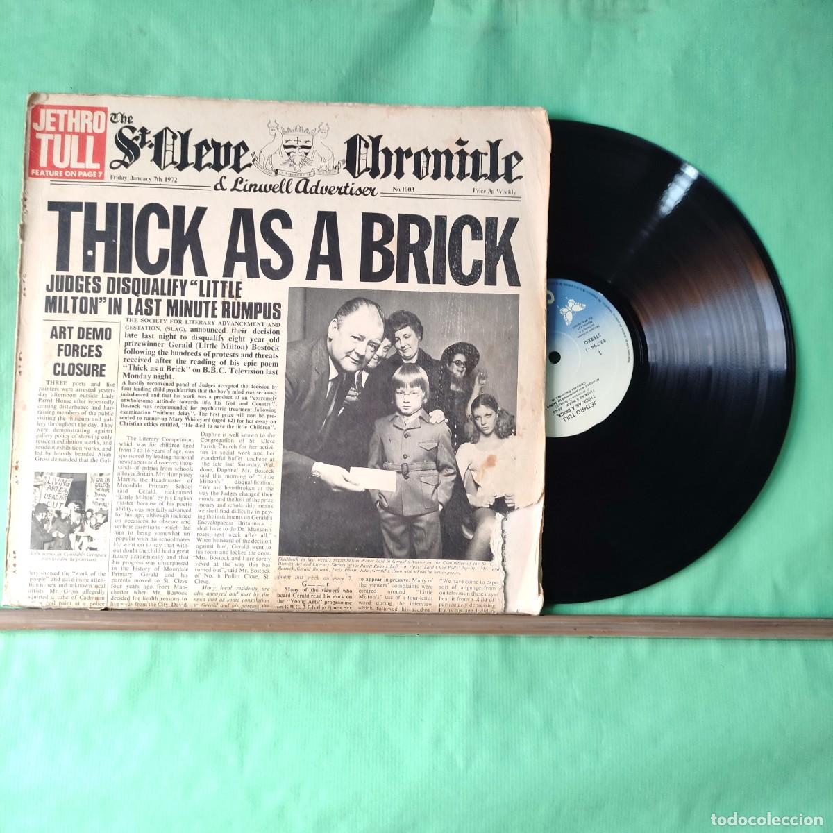 Discos de vinilo: JETHRO TULL . THICK AS A BRICK ** LP VINILO JUANI - Foto 5