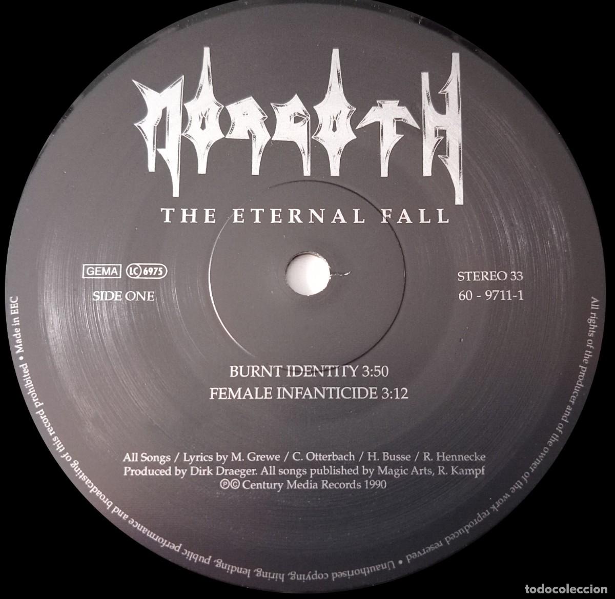 Discos de vinilo: LP MORGOTH - THE ETERNAL FALL - Foto 4