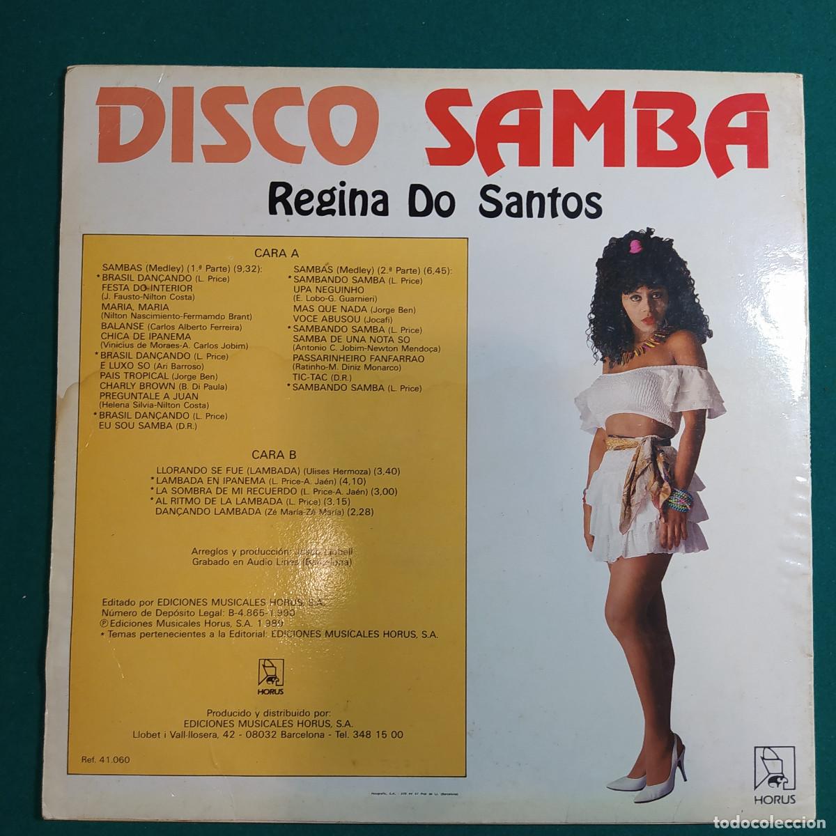 Discos de vinilo: Regina Do Santos &ndash; Disco Samba - Foto 2