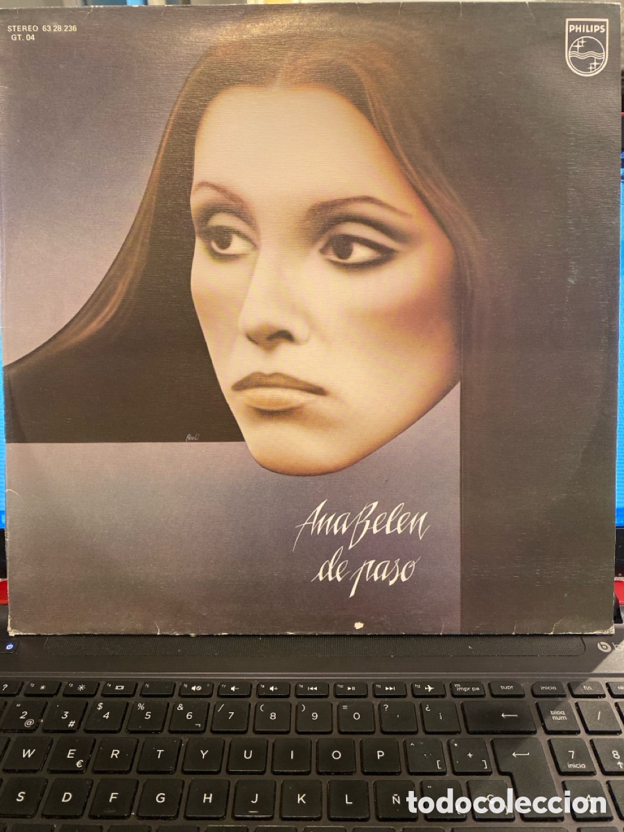 Discos de vinilo: ANA BELEN - DE PASO LP SPAIN 1977 - Foto 1