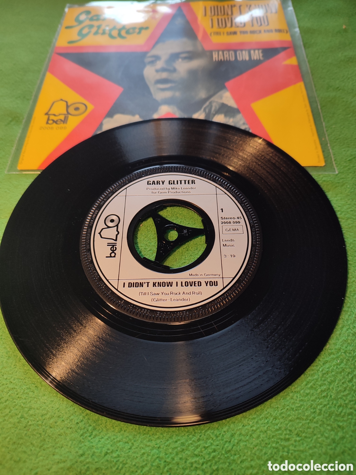 Discos de vinilo: Gary Glitter - I dont know loved you - Foto 2