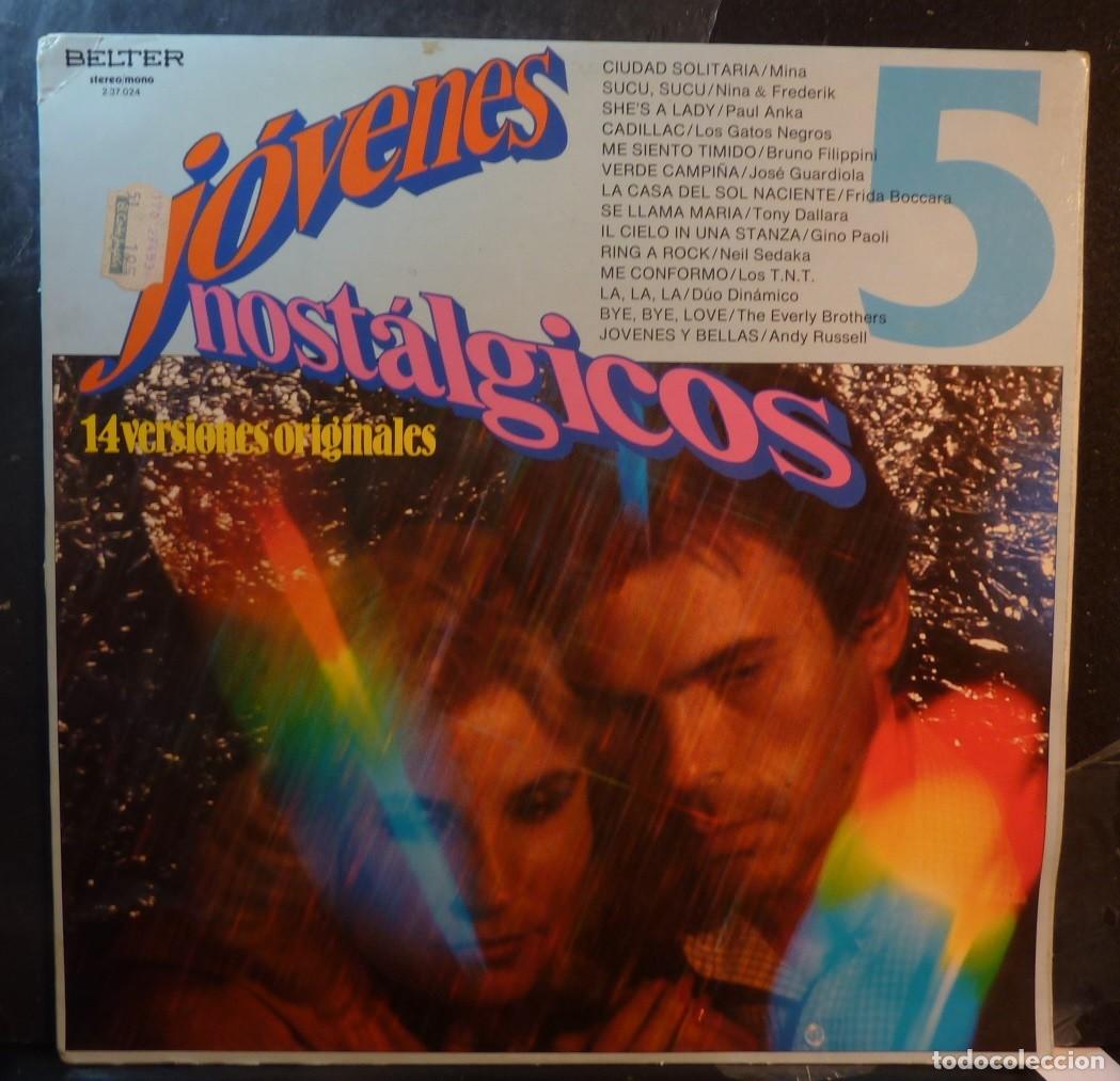 Discos de vinilo: JOVENES NOSTALGICOS // NUMERO 5 // 1981 // LP - Foto 1