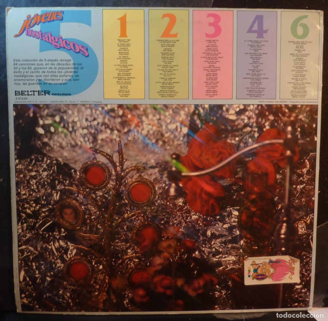Discos de vinilo: JOVENES NOSTALGICOS // NUMERO 5 // 1981 // LP - Foto 2