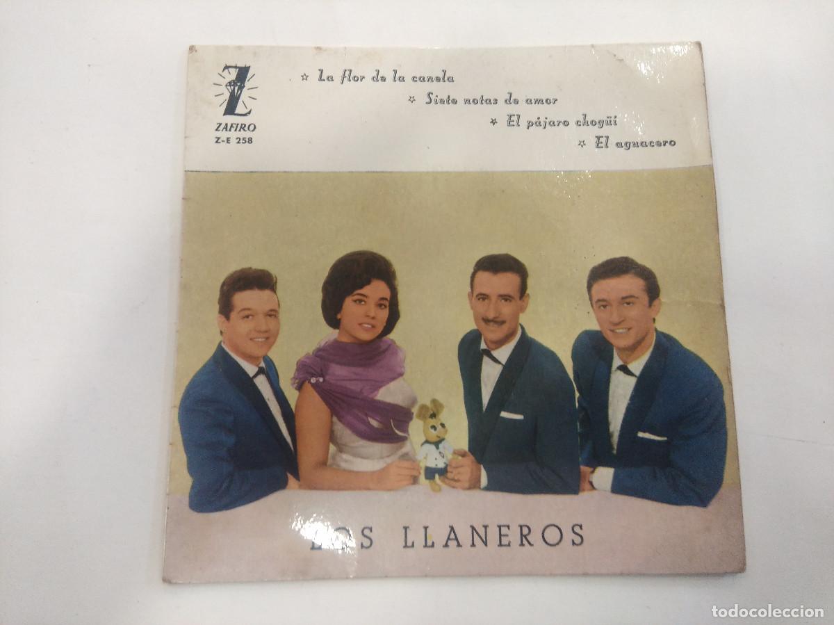 Discos de vinilo: LOS LLANEROS/LA FLOR DE LA CANELA/SINGLE. - Foto 1
