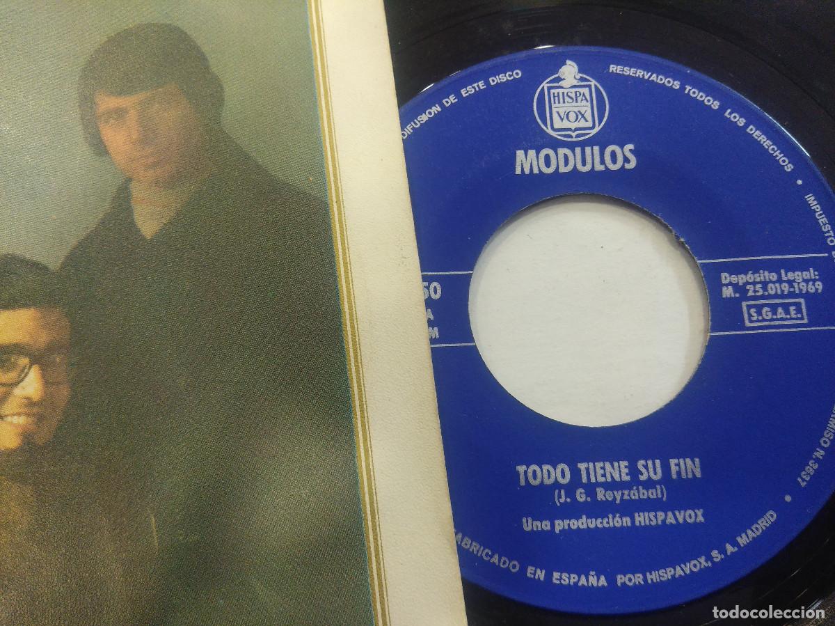 Discos de vinilo: MODULOS/NADA ME IMPORTA/SINGLE. - Foto 2