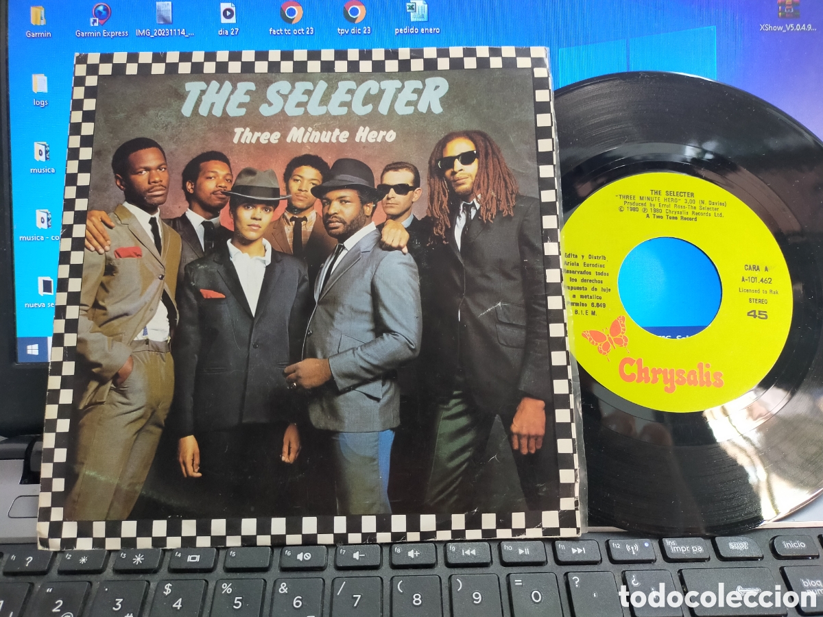 Discos de vinilo: The selecter single three minute Hero Espa&ntilde;a 1989 - Foto 1