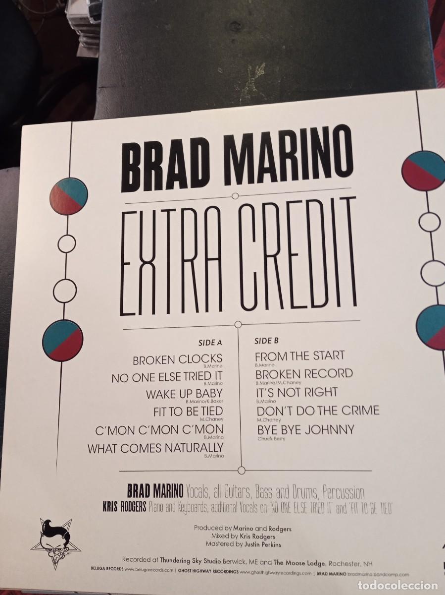 Discos de vinilo: BRAD MARINO- EXTRA CREDIT. LP - Foto 2
