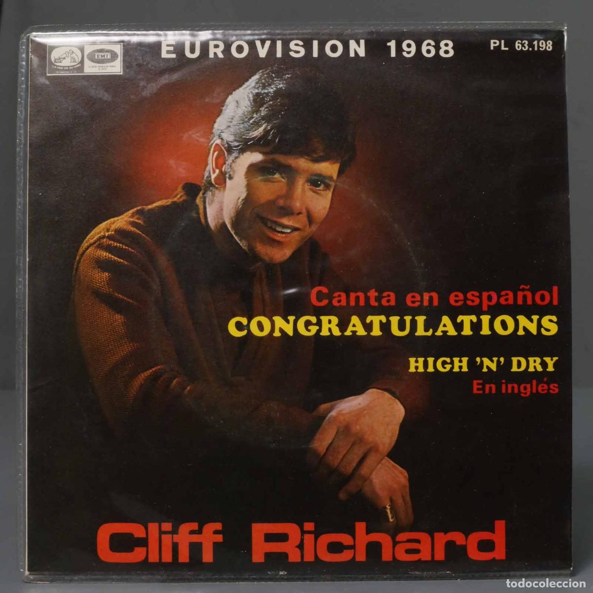 Discos de vinilo: EP. Cliff Richard &ndash; Congratulations - Foto 1