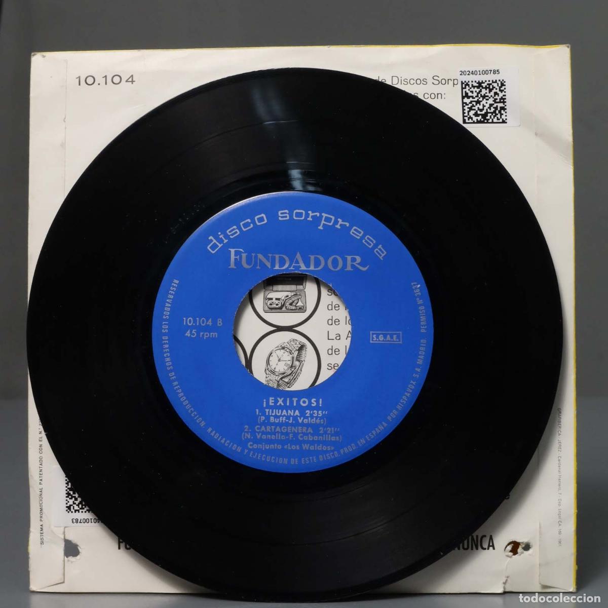 Discos de vinilo: EP. Conjunto Los Waldos &ndash; &iexcl;Exitos! - Foto 2