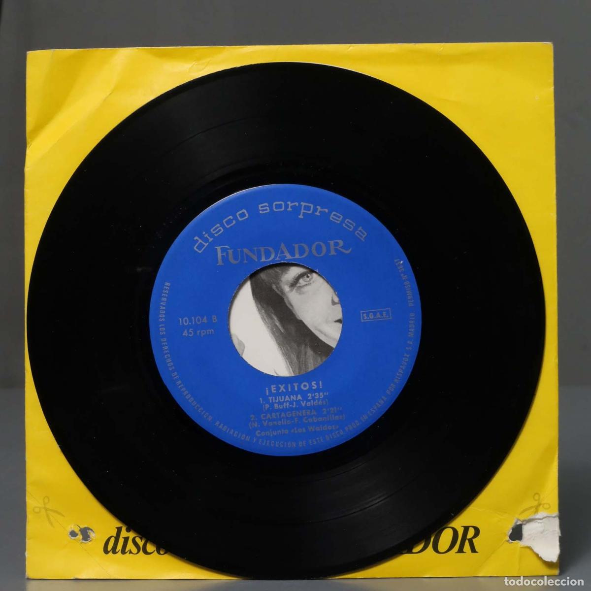 Discos de vinilo: EP. Conjunto Los Waldos &ndash; &iexcl;Exitos! - Foto 1