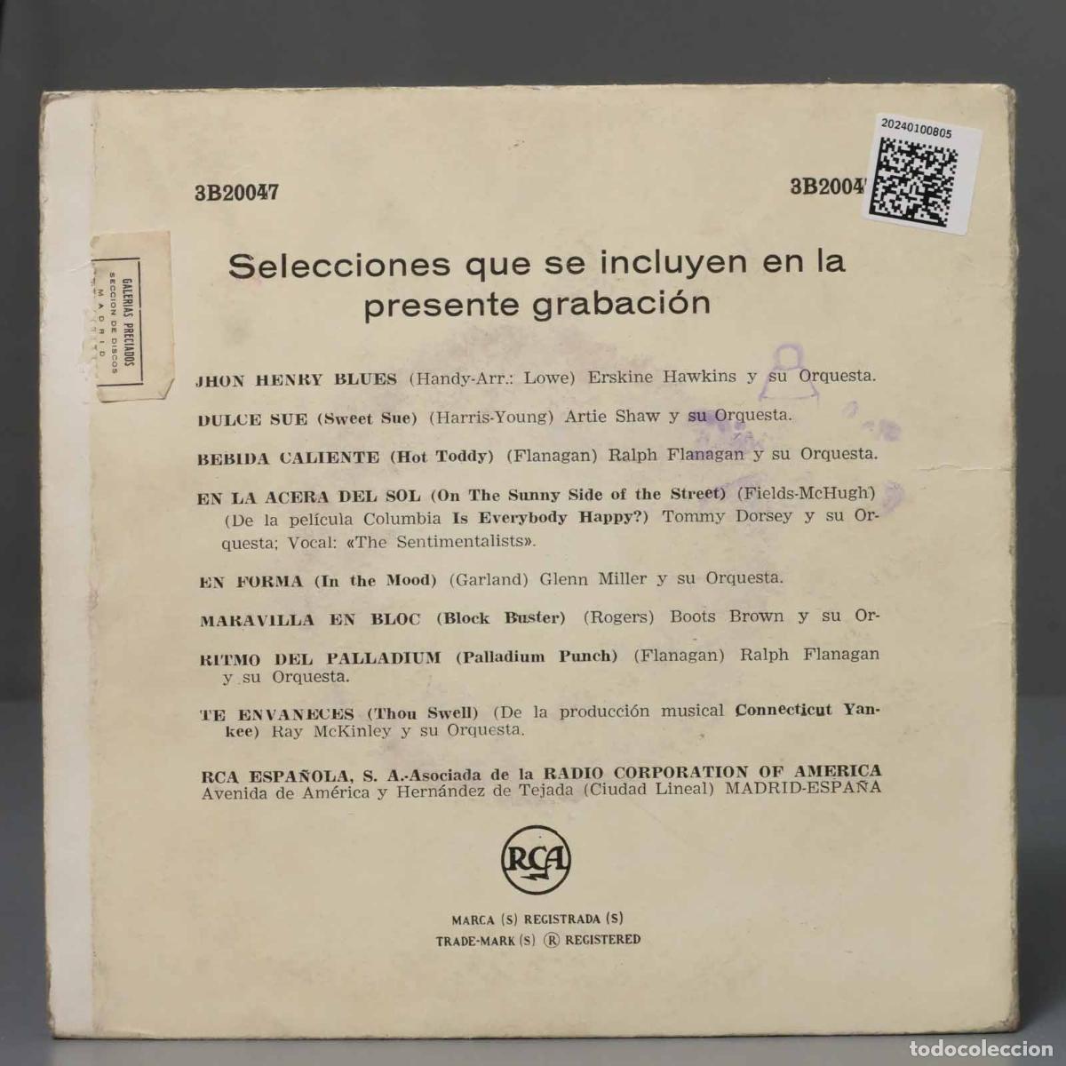Discos de vinilo: 2 EP. JITTERBUG PERFECTO PARA BAILAR - Foto 2