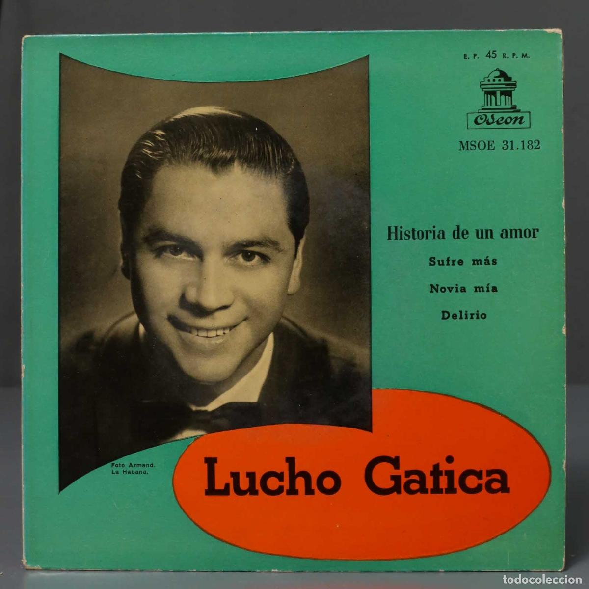 Discos de vinilo: EP. Lucho Gatica &ndash; Historia De Un Amor - Foto 1