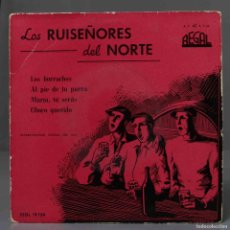 Discos de vinilo: EP. LOS RUISEÑORES DEL NORTE – LOS BORRACHOS / AL PIE DE TU PARRA