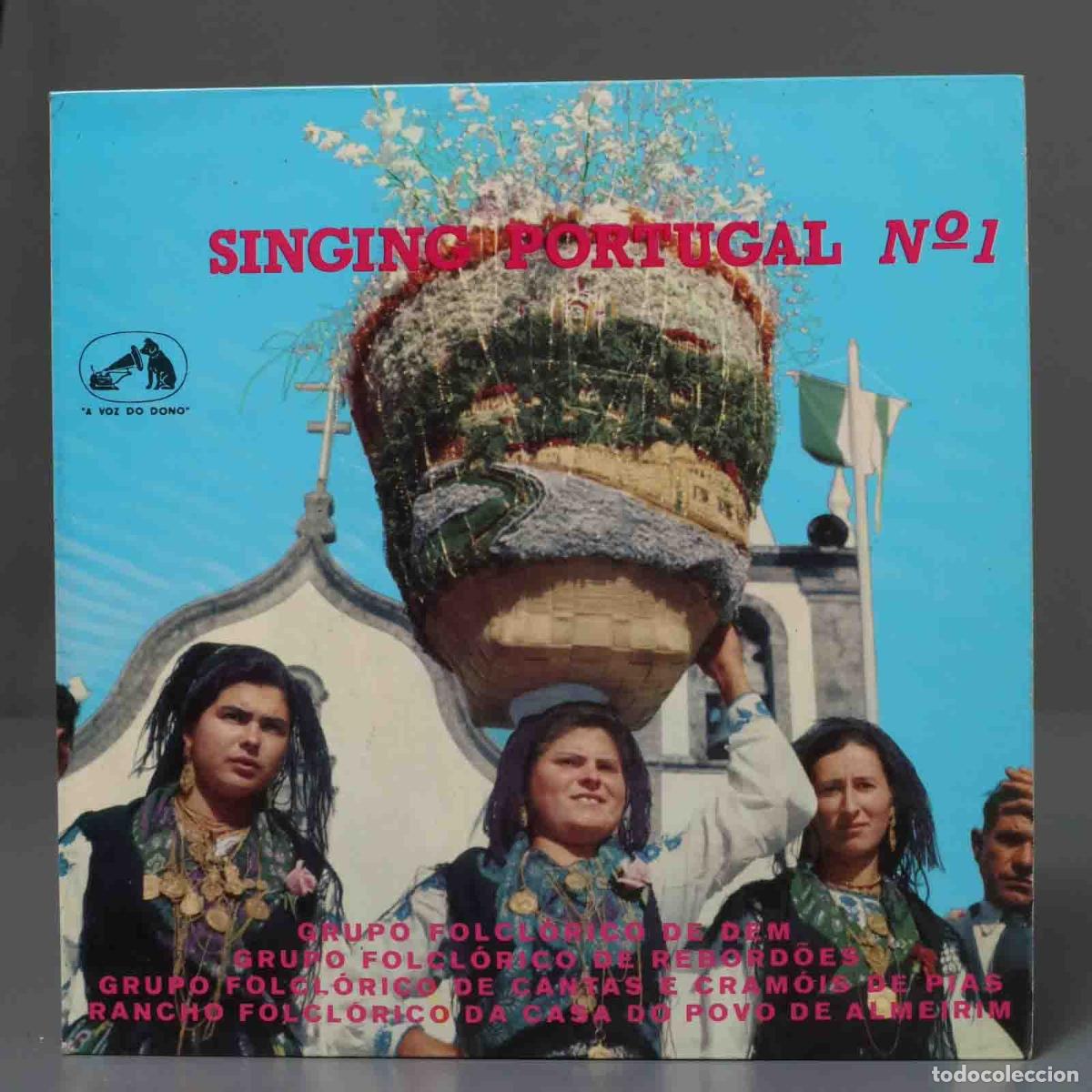 Discos de vinilo: EP. SINGING PORTUGAL 1 - Foto 1