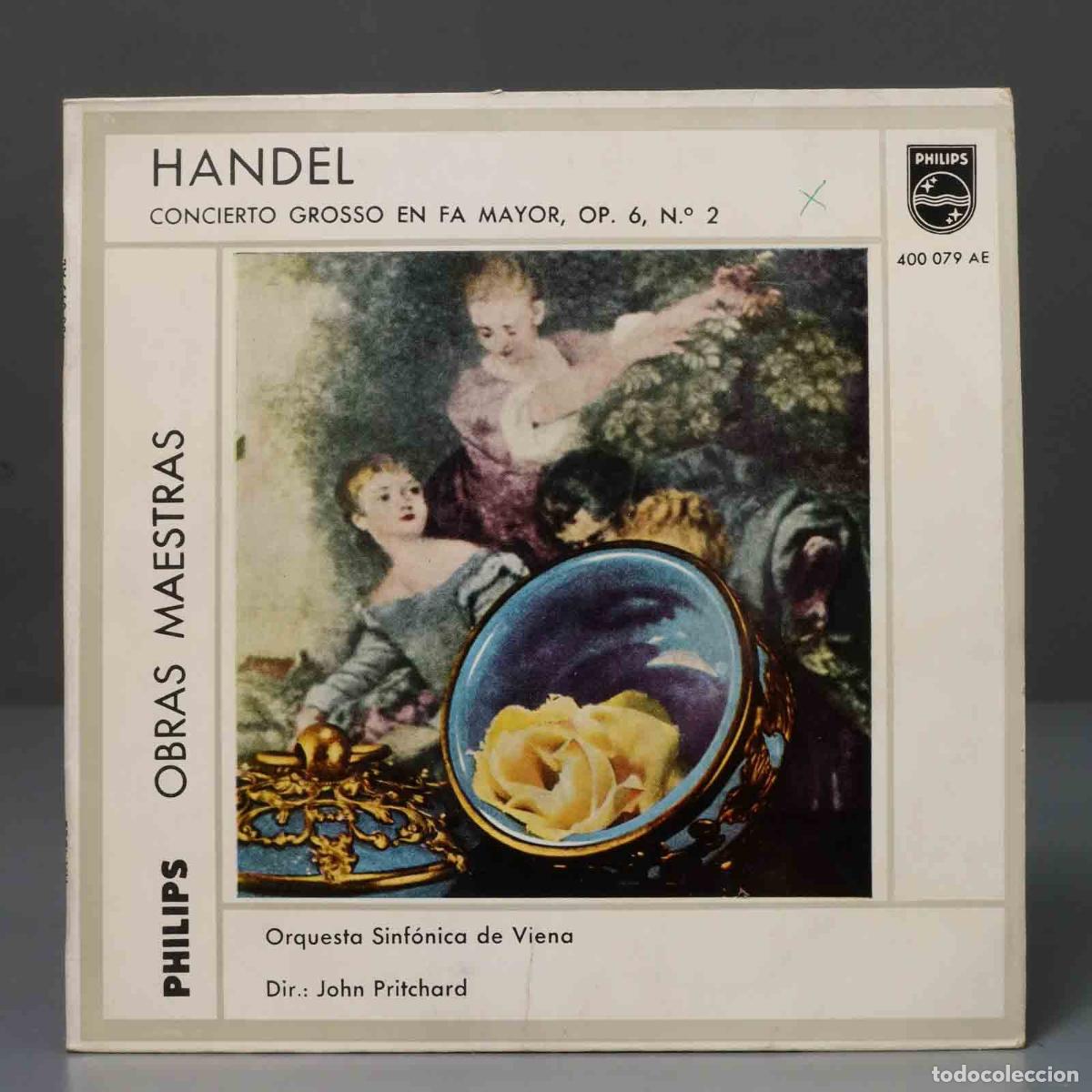 Discos de vinilo: EP. HANDEL. CONCERTO GROSSO OP 6 N2 - Foto 1