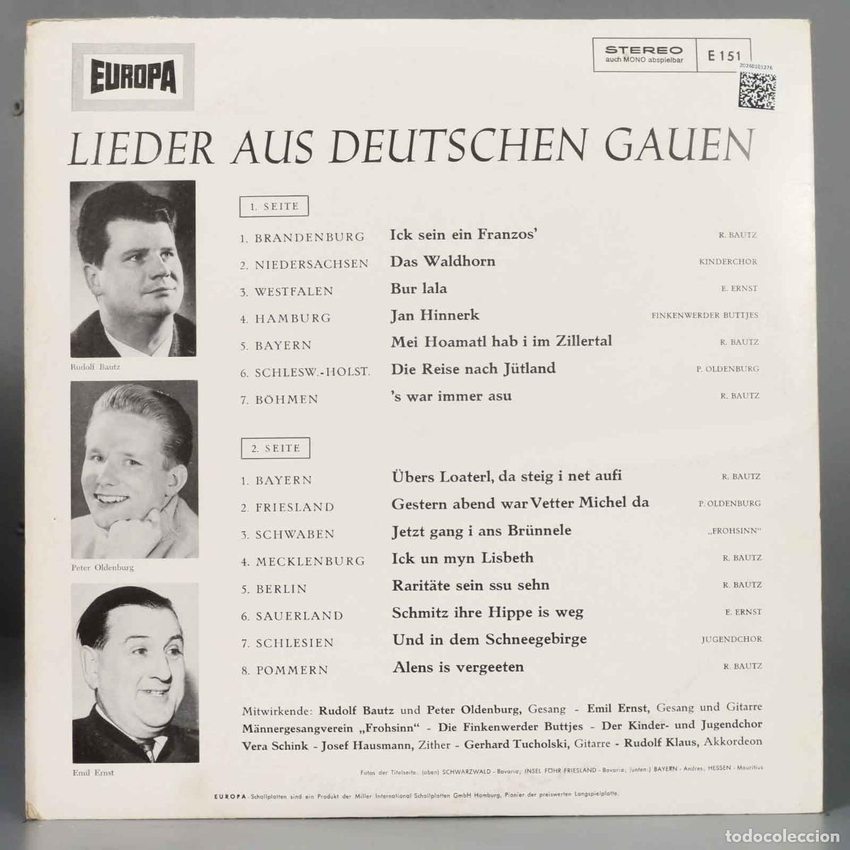 Discos de vinilo: LP. Various &ndash; Lieder aus Deutschen Gauen - Foto 2