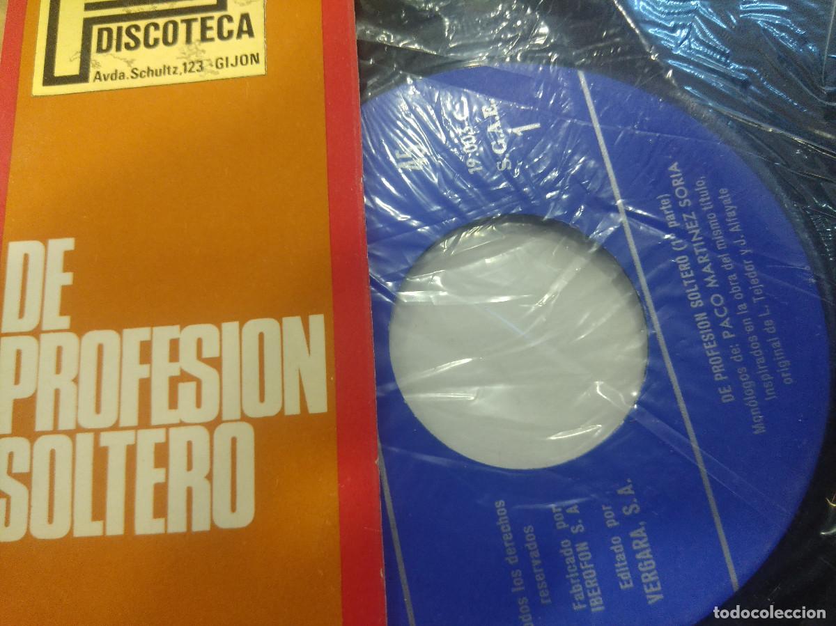 Discos de vinilo: PACO MARTINEZ SORIA/DE PROFESION SOLTERO/SINGLE. - Foto 2