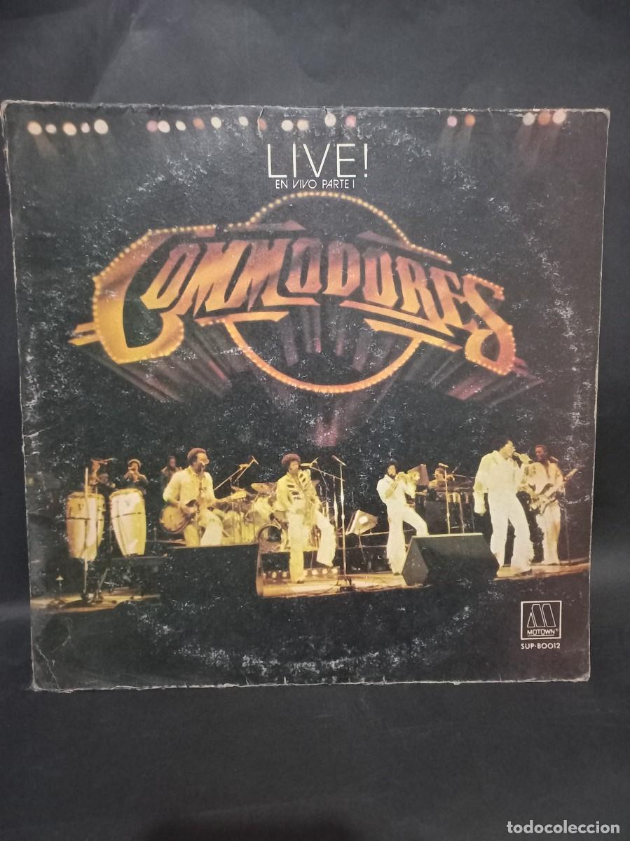 Discos de vinilo: COMMODORES - LIVE / SUP 2101-80 - 1978 - Foto 1