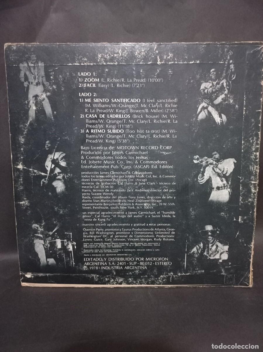 Discos de vinilo: COMMODORES - LIVE / SUP 2101-80 - 1978 - Foto 2