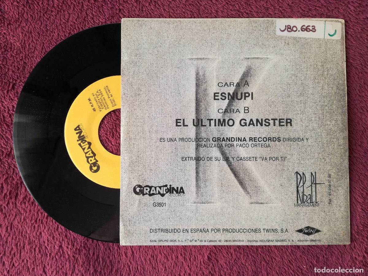 Discos de vinilo: ANONIMO K - ESNUPI (TWINS) SINGLE - PEDIDO MINIMO 7&euro; - Foto 2