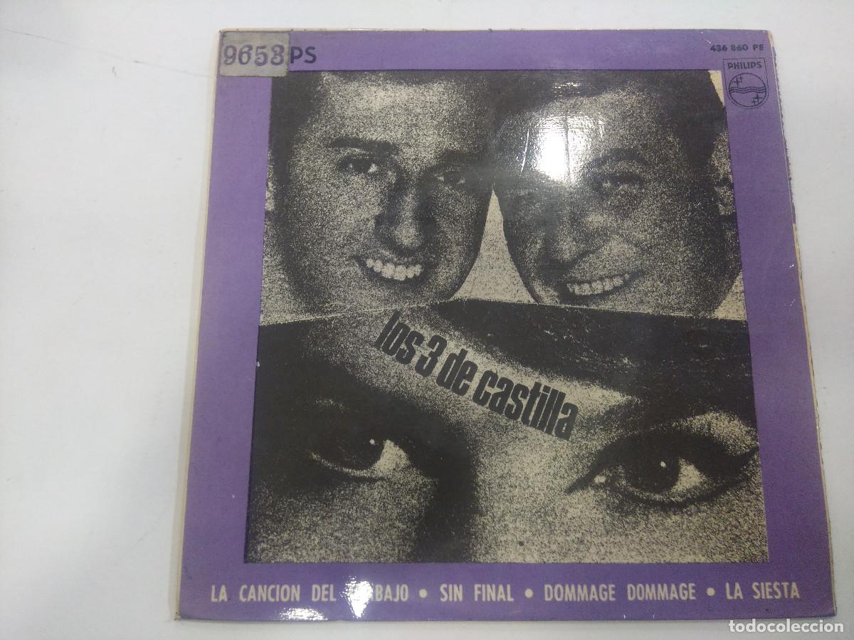 Discos de vinilo: LOS 3 DE CASTILLA/LA CANCION DEL TRABAJO/SINGLE. - Foto 1
