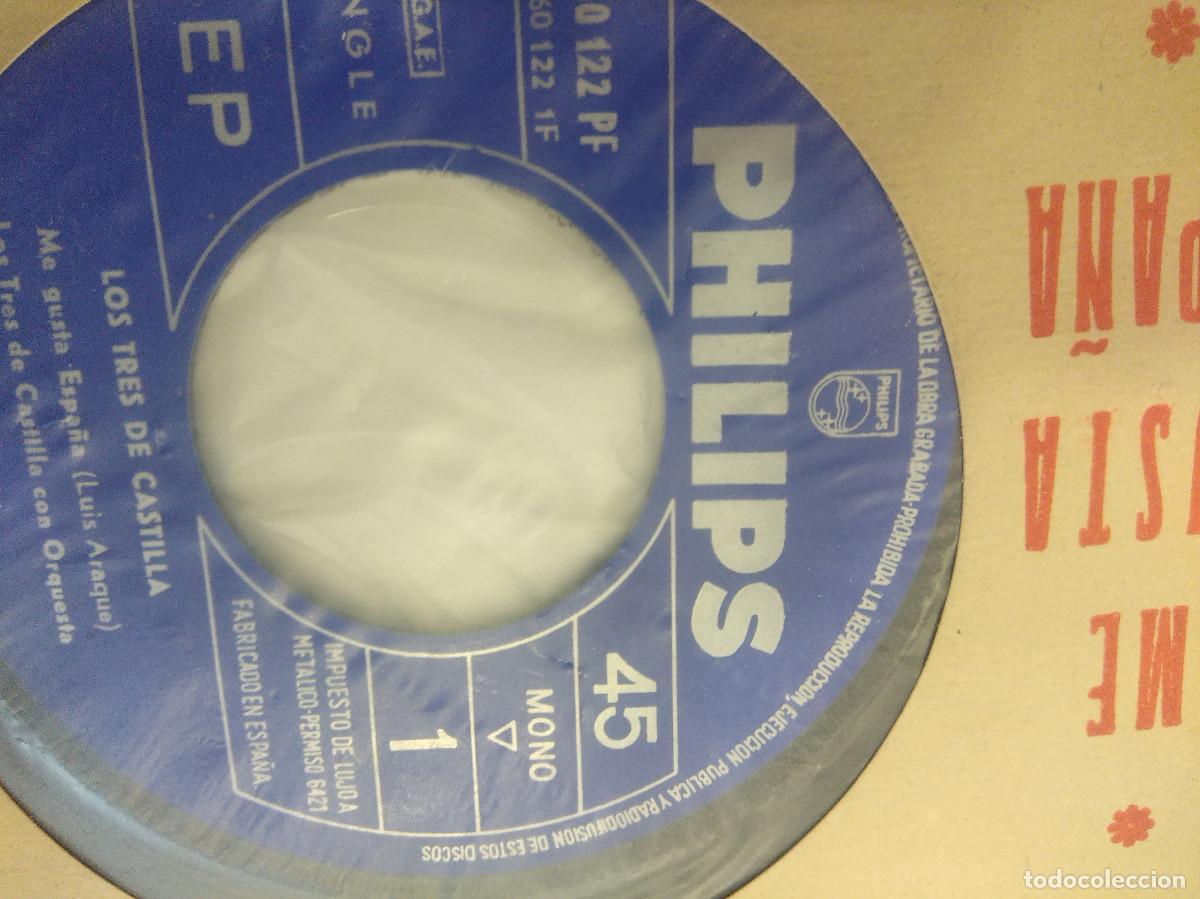 Discos de vinilo: LOS 3 DE CASTILLA/ME GUSTA ESPA&Ntilde;A/SINGLE. - Foto 2