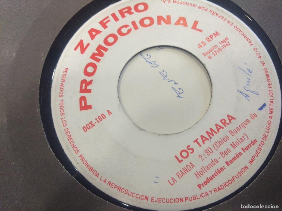 Discos de vinilo: LOS TAMARA/LA BANDA/SINGLE PROMOCIONAL. - Foto 2
