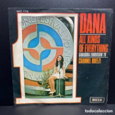 Discos de vinilo: DANA - ALL KINDS OF EVERYTHING (7”) EUROVISION 1970