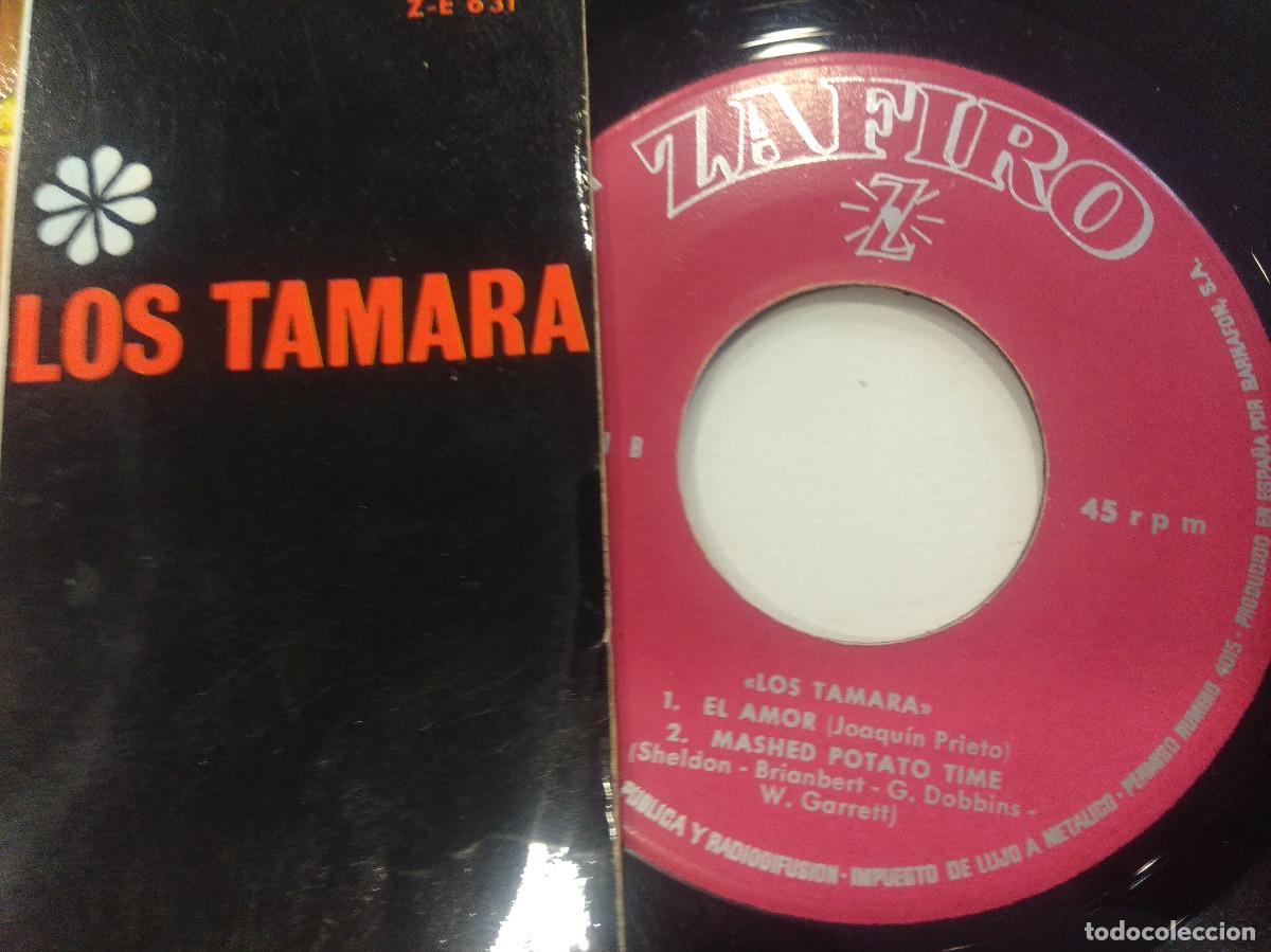 Discos de vinilo: LOS TAMARA/ALLA,ALLA/SINGLE. - Foto 2