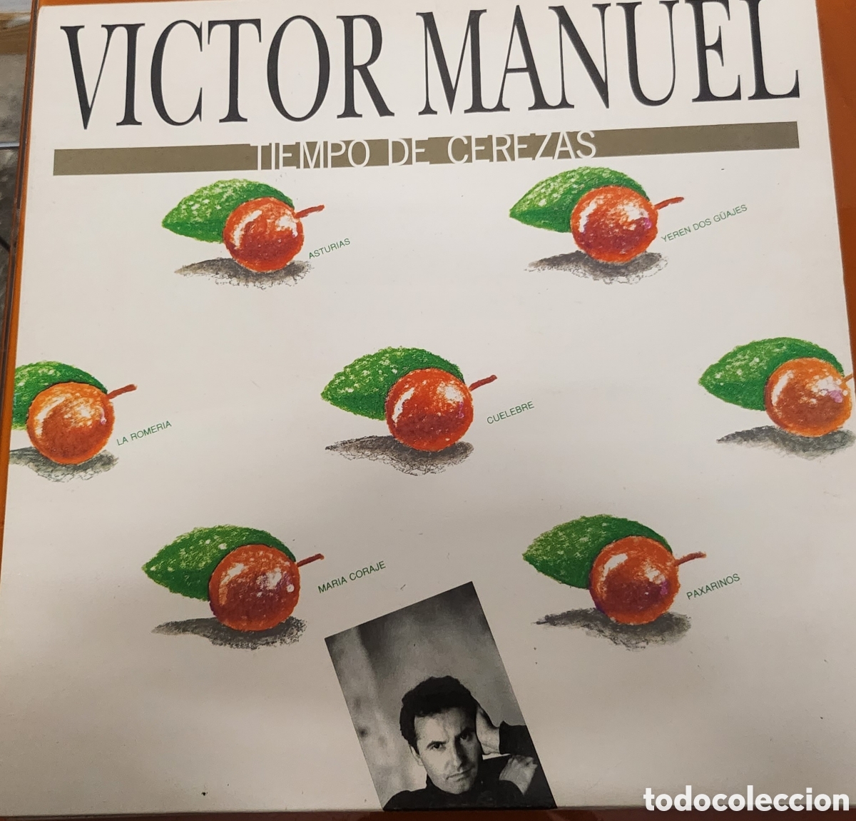 Discos de vinilo: Tiempo de cerezas - V&iacute;ctor Manuel - Foto 1
