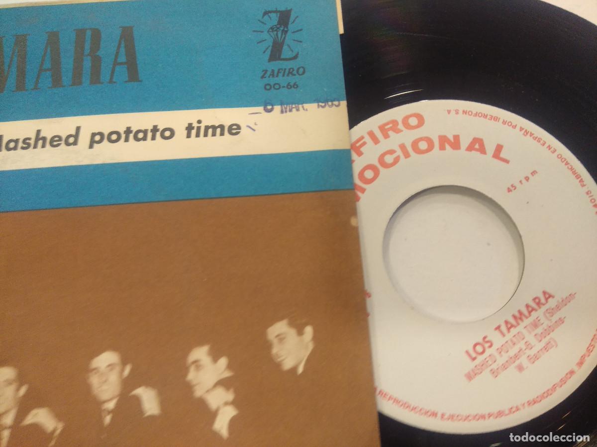 Discos de vinilo: LOS TAMARA/ALLA,ALLA/SINGLE PROMOCIONAL. - Foto 2