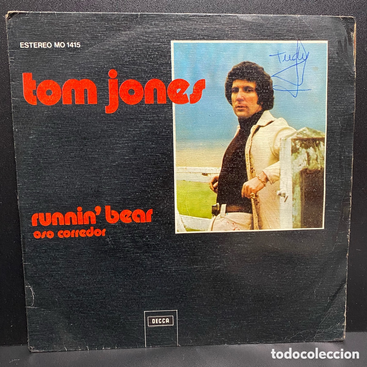 Discos de vinilo: Tom Jones - Runnin Bear = Oso Corredor (7&rdquo;, Single) - Foto 1