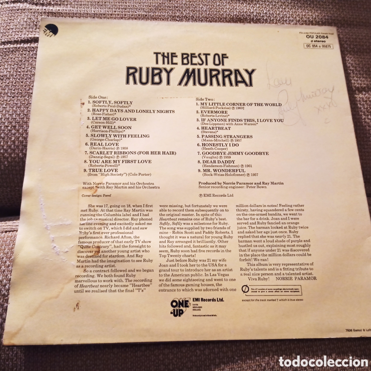 Discos de vinilo: Ruby Murray - The Best Of Ruby Murray (LP, Comp) - Foto 2