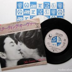 Discos de vinilo: JOHN LENNON / YOKO ONO - (JUST LIKE) STARTING OVER - SINGLE GEFFEN 1980 JAPAN (EDICIÓN JAPONESA) BPY