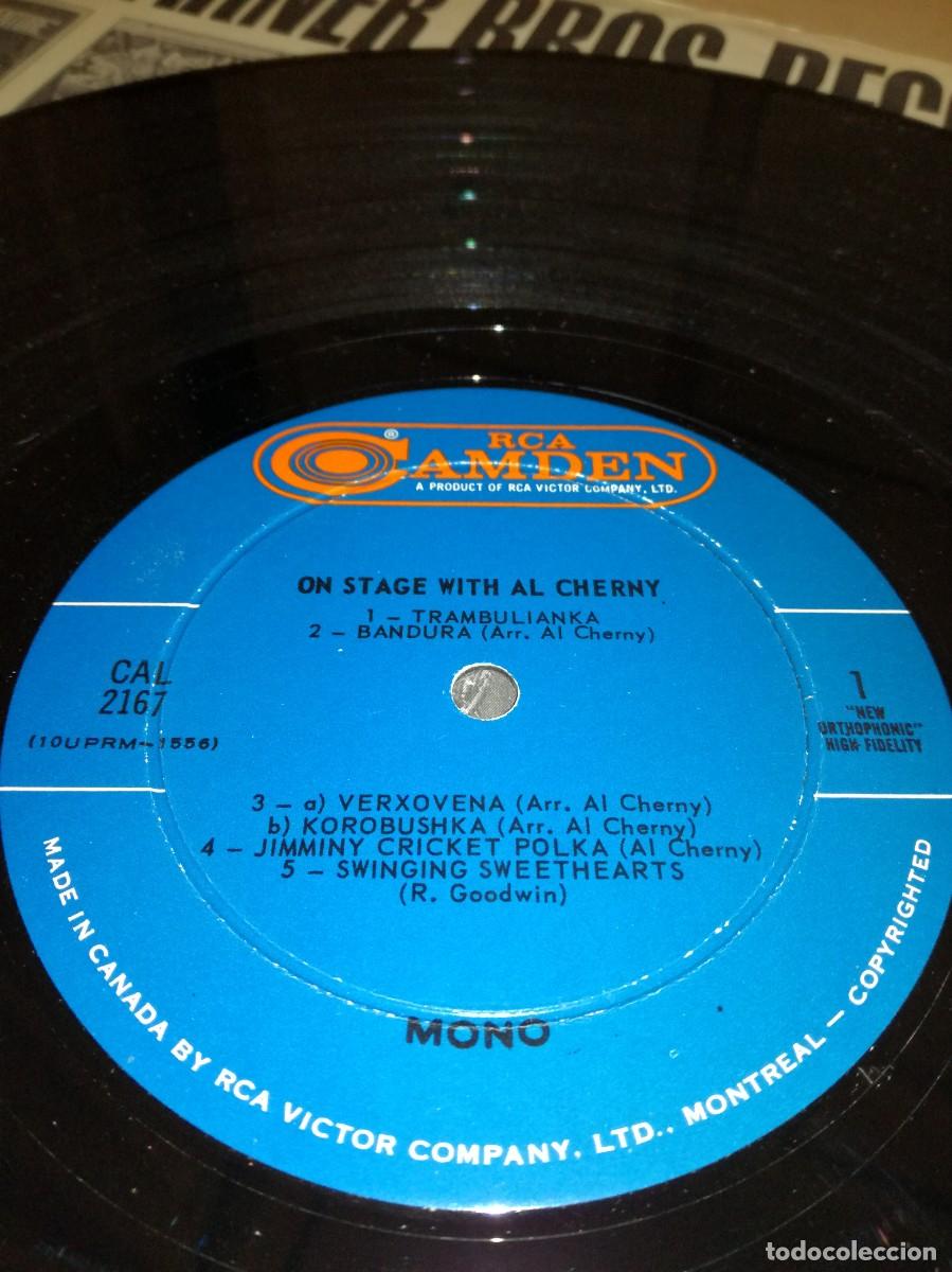 Discos de vinilo: ON STAGE WITH AL CHERNY-ORIGINAL CANADA 1967 - Foto 3