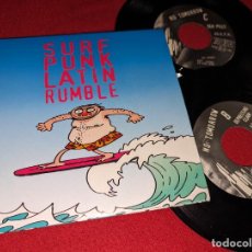Discos de vinilo: SURF PUNK LATIN RUMBLE CHROMOSOMES+DEH PILLS+DEPRESSING CLAIM+SHOCK TREATMENT DOBLE EP 7'' 1996 SPAI