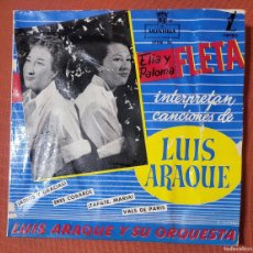 Discos de vinilo: ELIA Y PALOMA FLETA EP SELLO MONTILLA EDITADO EN ESPAÑA AÑO 1958..
