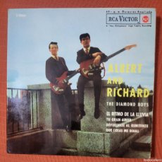 Discos de vinilo: ALBERT AND RICHARD (THE DIAMOND BOYS) EP SELLO RCA VICTOR EDITADO EN ESPAÑA AÑO 1963..