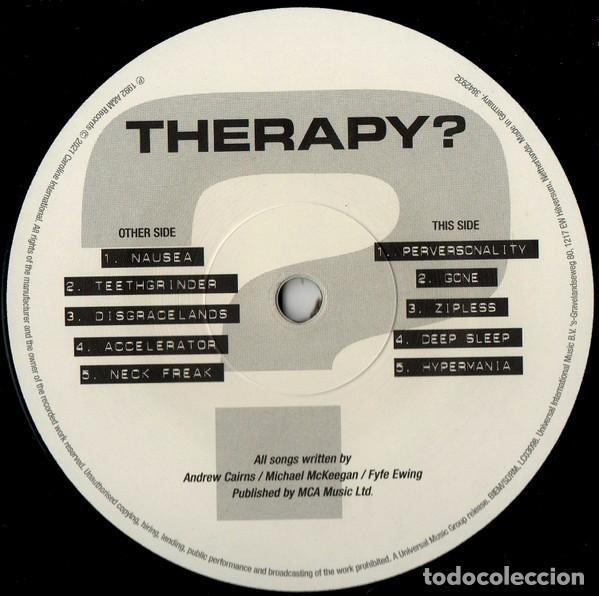 Discos de vinilo: THERAPY? * LP Vinilo * NURSE * Ltd * Insert - Foto 3