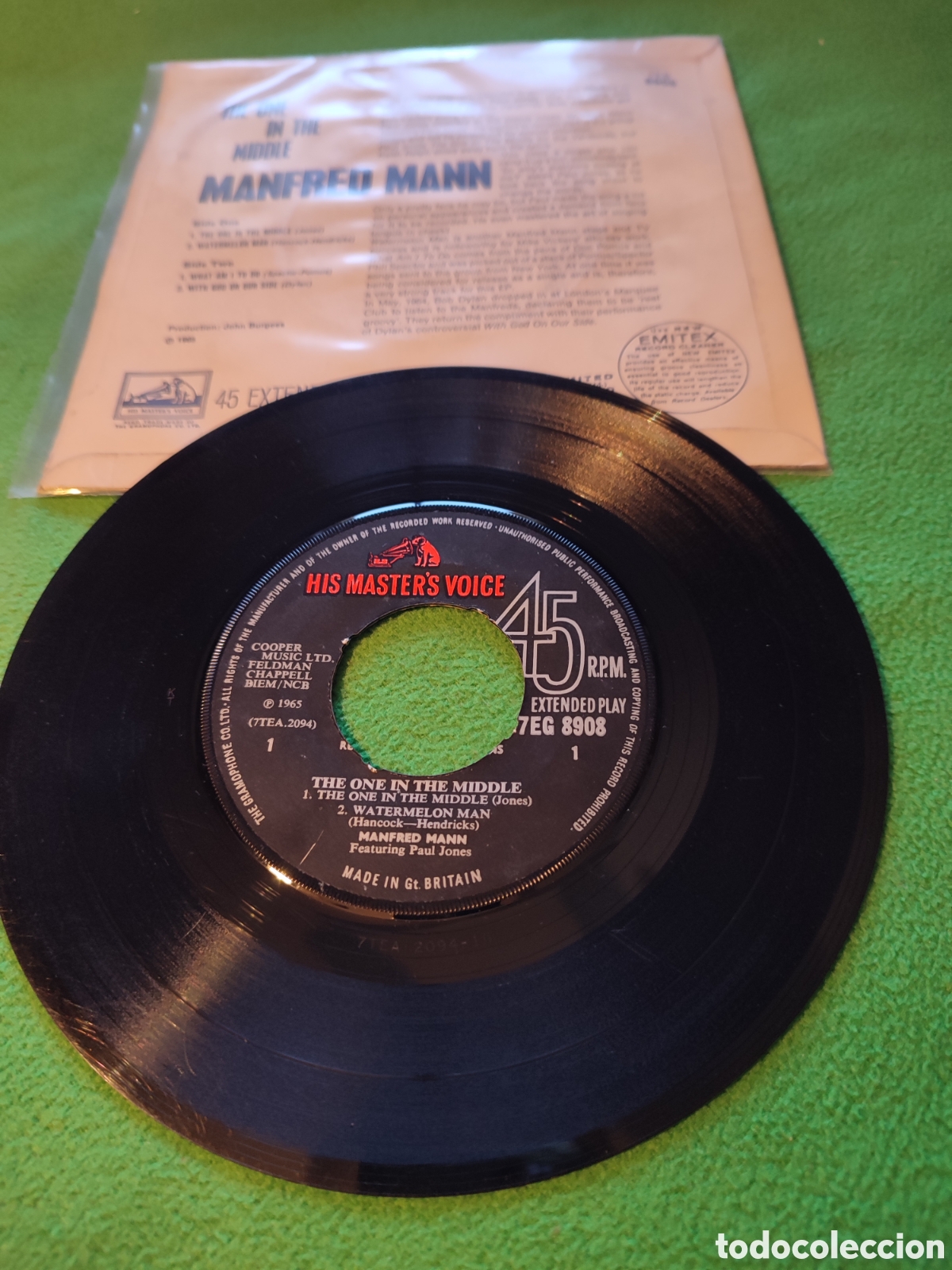 Discos de vinilo: Manfred Mann - The one in the Middle + 3 - Foto 2