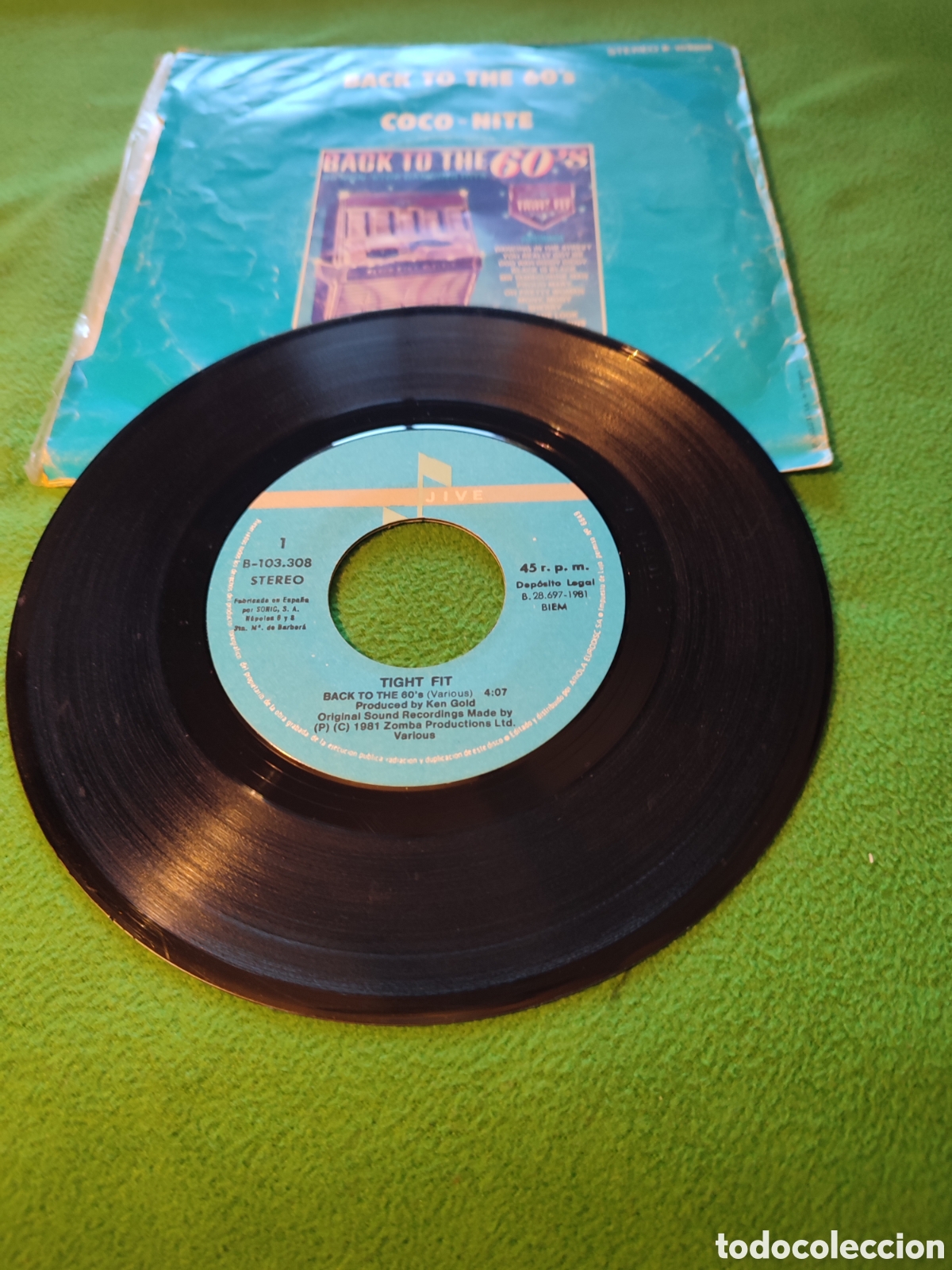 Discos de vinilo: Back to the 60,s - Tight fit - Foto 2