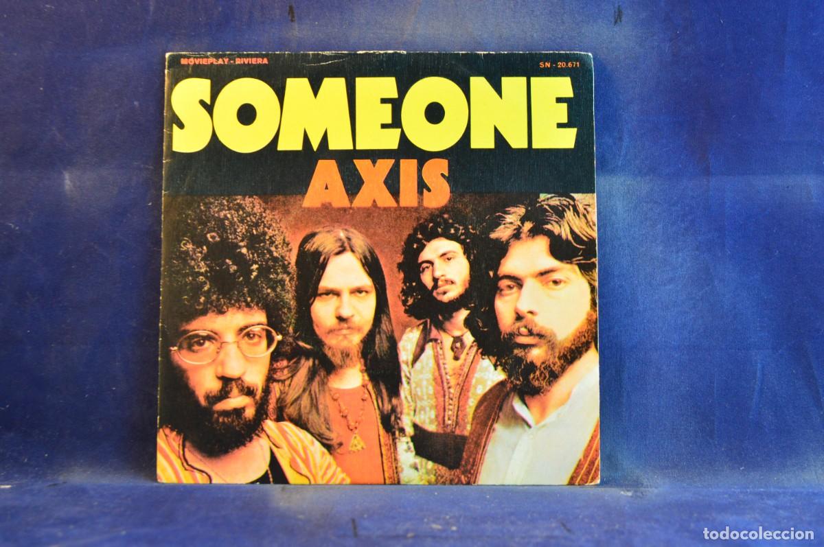 Discos de vinilo: AXIS - SOMEONE - LONG TIME AGO - SINGLE - Foto 1