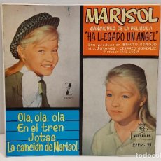 Discos de vinilo: MARISOL / 'HA LLEGADO UN ÁNGEL' / OLA,OLA,OLA+3 / EP-MONTILLA-1960 / MBC. ***/***